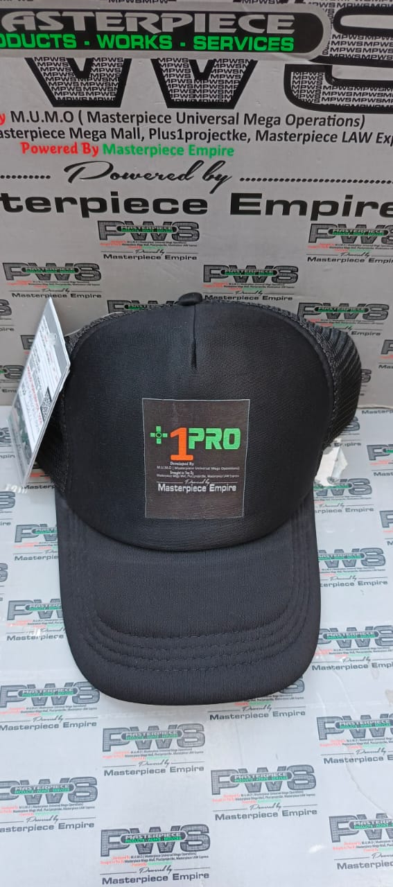 BLACK Cap - +1PRO - Portrait Edition