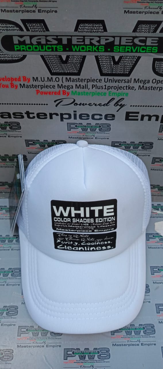 White Cap- MCB- white&Back Edition