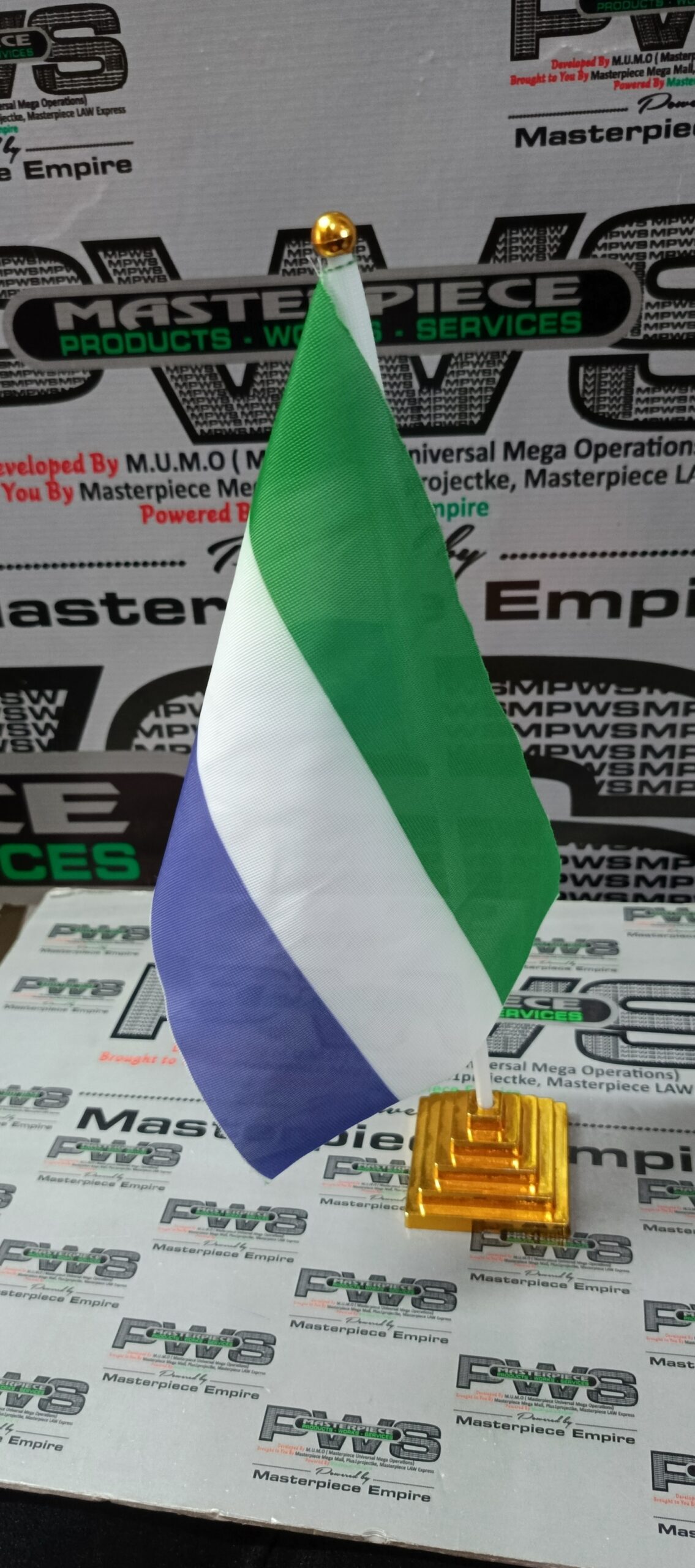 Table flag Sierra Leone