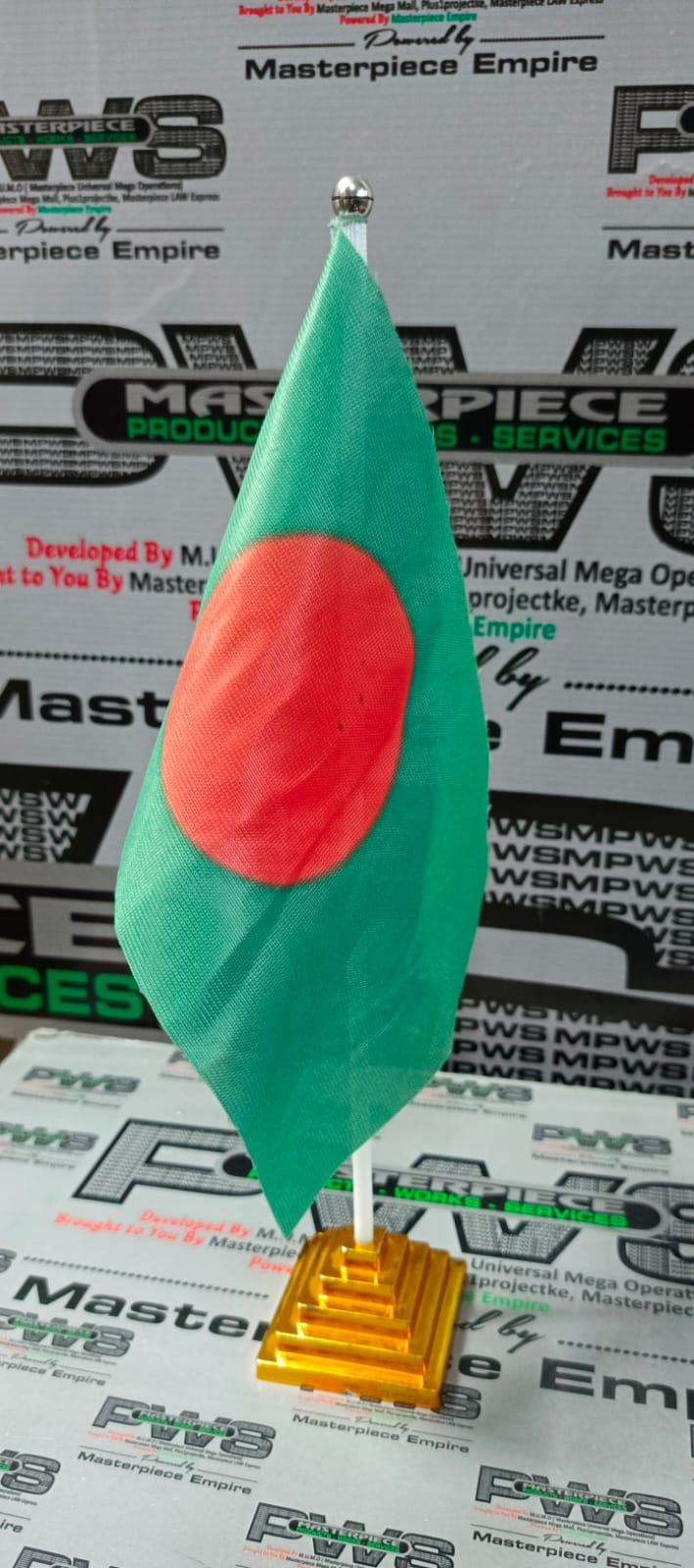 Table flag Bangladesh