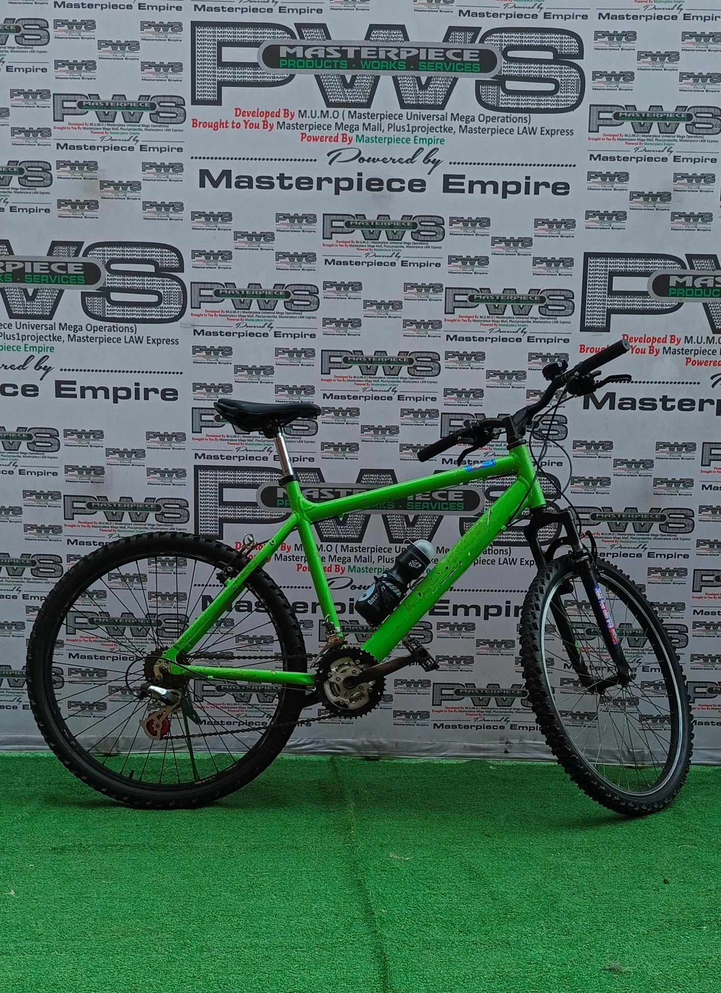 Green MTB BIke